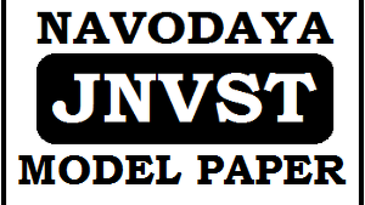 Jnvst Model Paper 2020 Navodaya Question Paper 2020 Previous