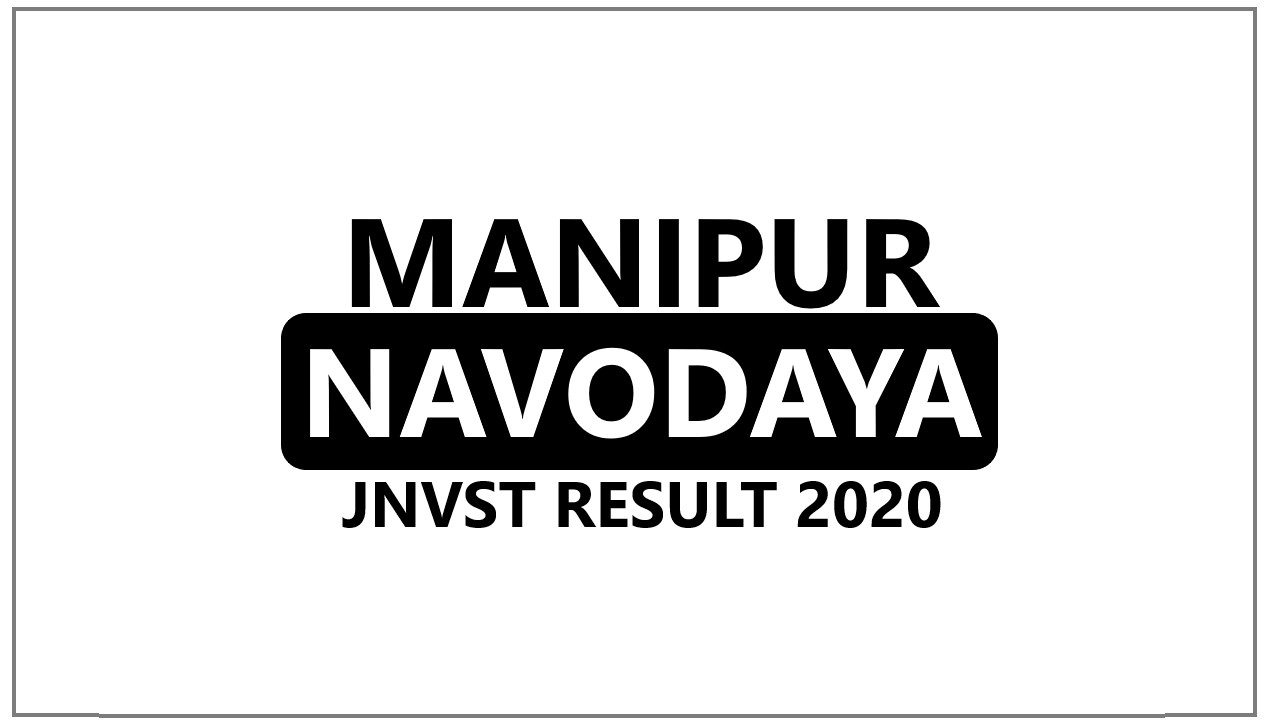 Navodaya Result 2020 Manipur Selection List